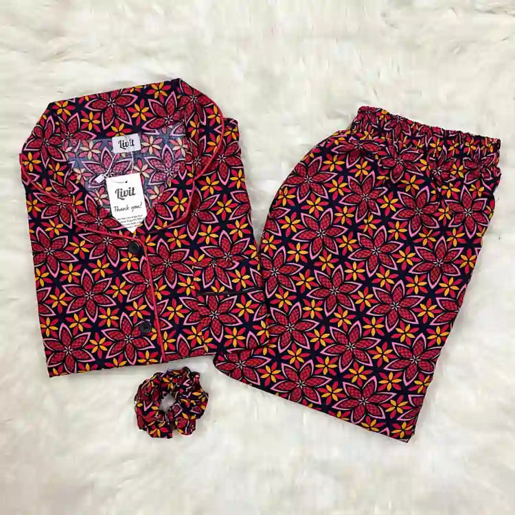 LIVIT™ Signature Collection PJ Set – Crimson Pulse