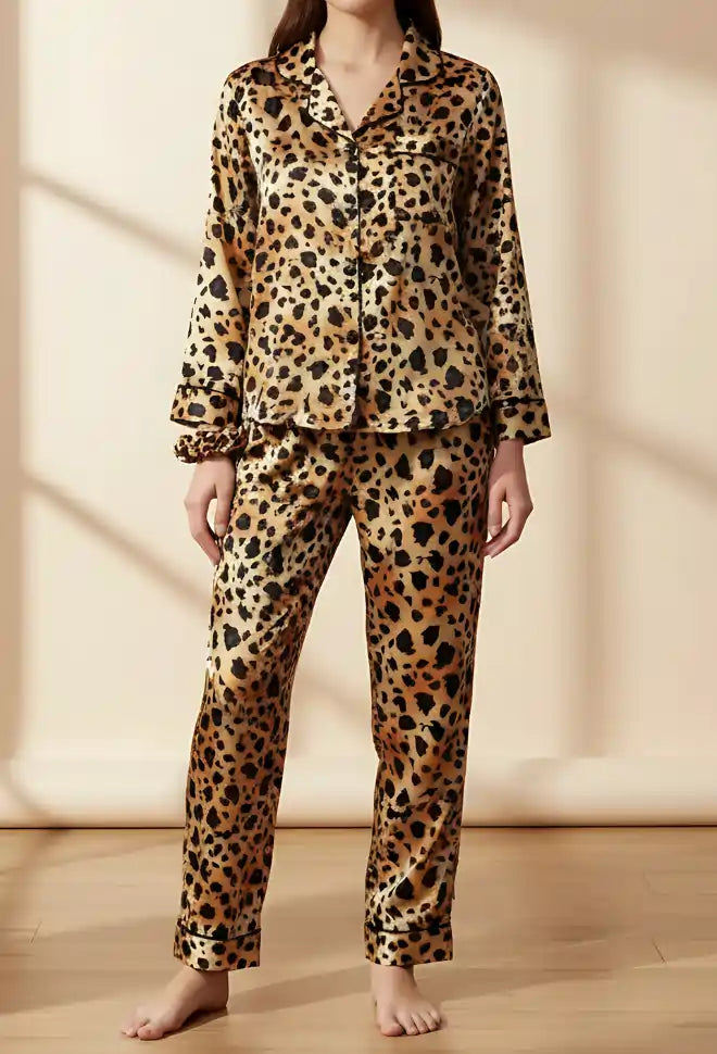 MINOR FAULT CHEETAH PRINTED PJ SET