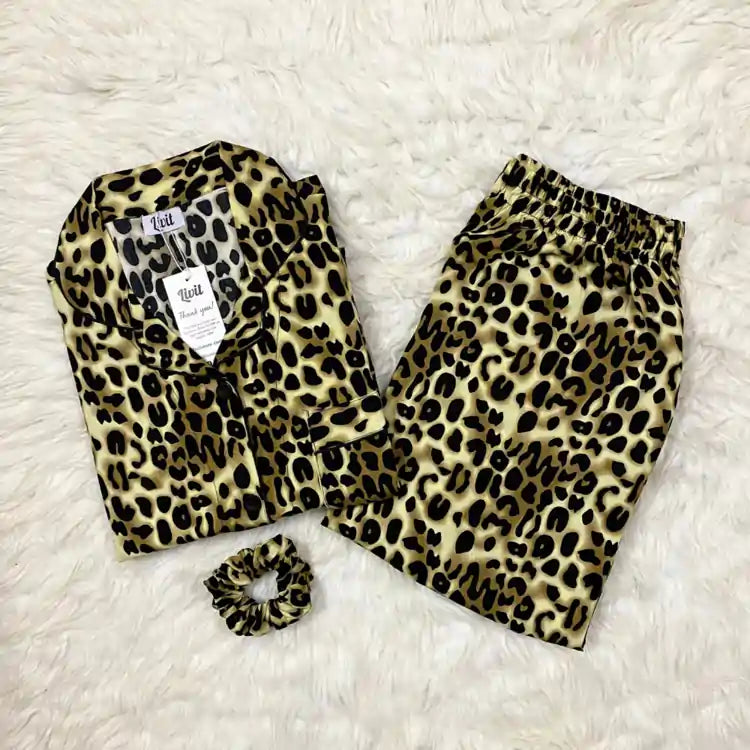 CHEETAH PRINTED PJ SET