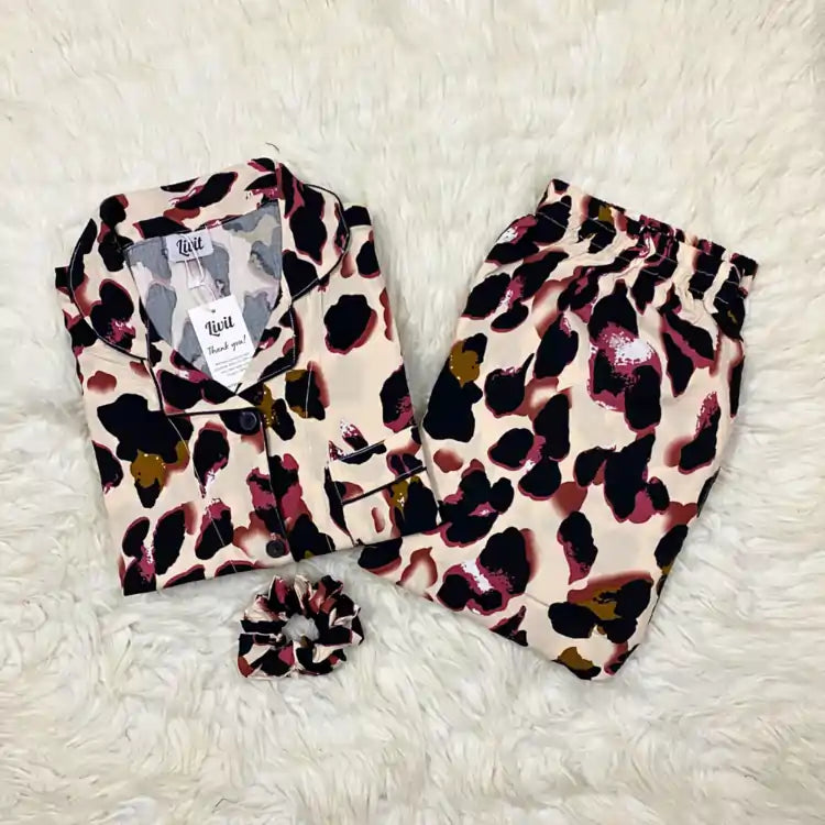 LIVIT™ Luxe Comfort PJ Set – Warm Wild