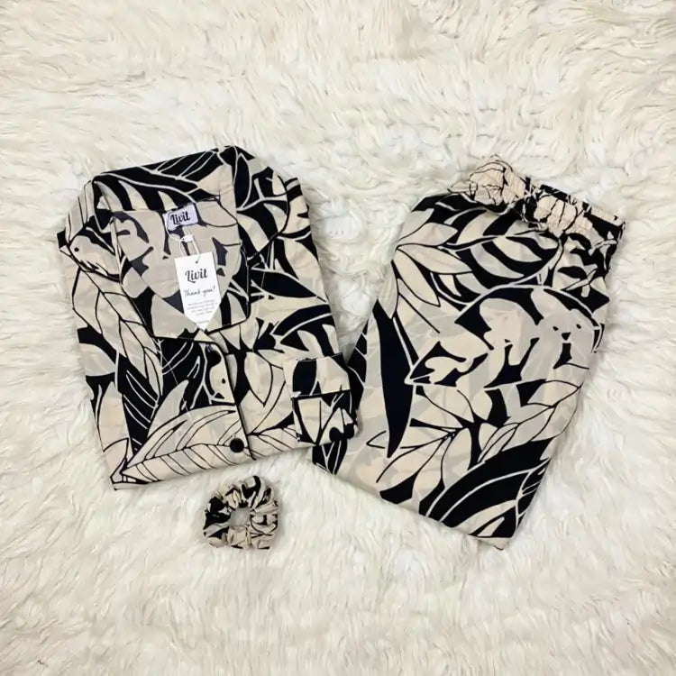 LIVIT™ Everyday Elegance PJ Set – Leafy Dream