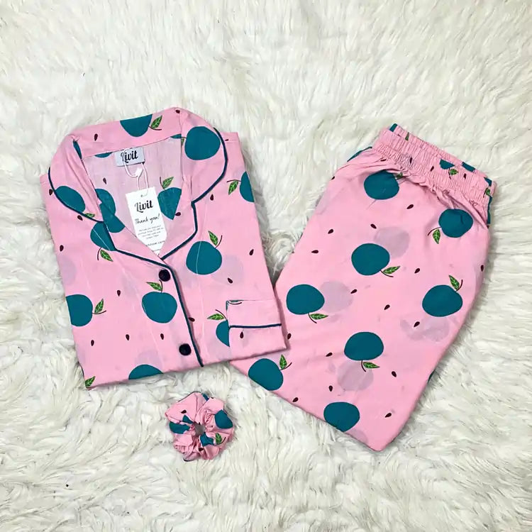 LIVIT™ Modern Luxe PJ Set – Pinky Fruit