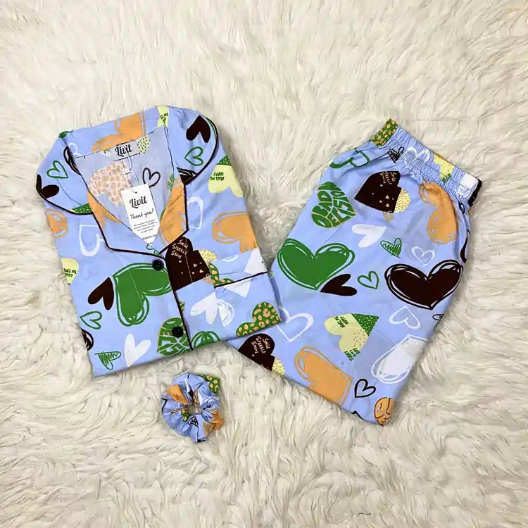 LIVIT™ Modern Luxe PJ Set – Sky Glow