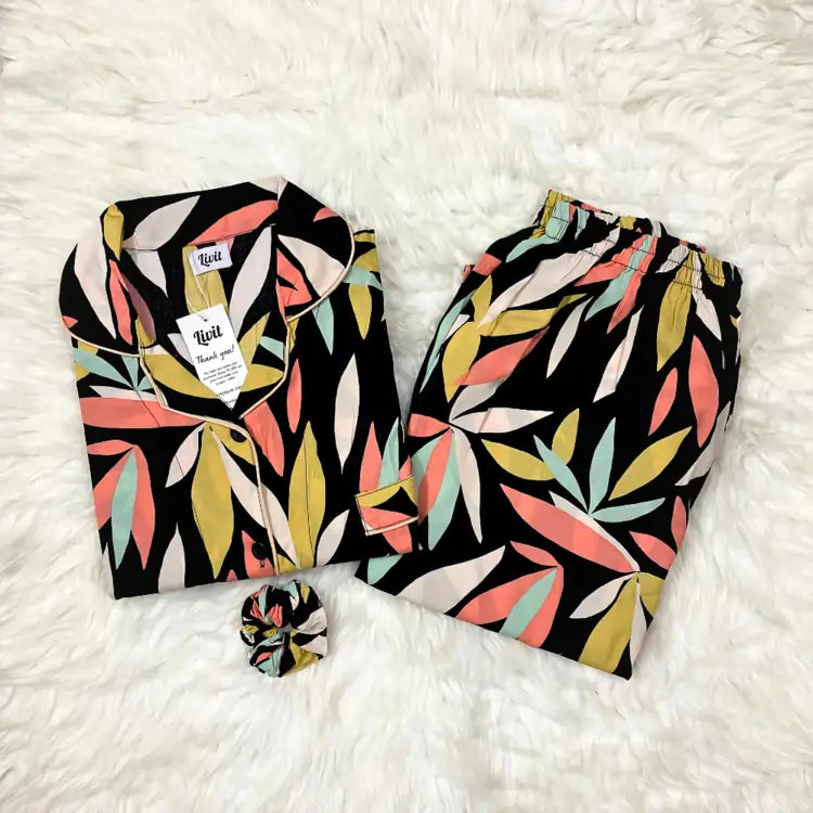 LIVIT™ Modern Luxe PJ Set – Floral Mist
