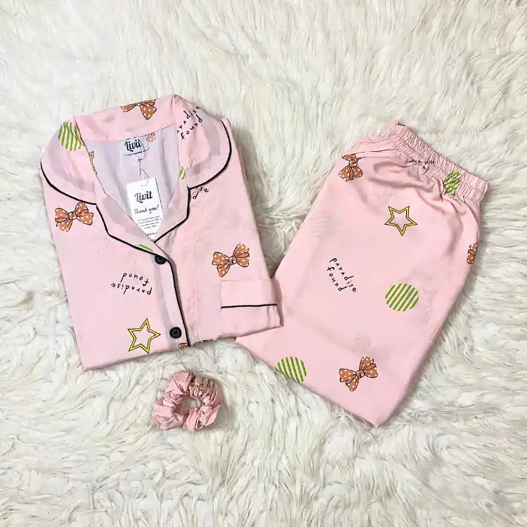 LIVIT™ Pure Comfort PJ Set – Peach Meadow