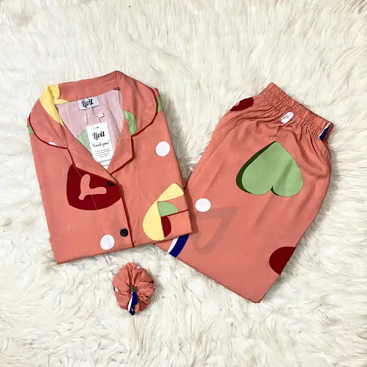 LIVIT™ Pure Comfort PJ Set – Abstract Pop