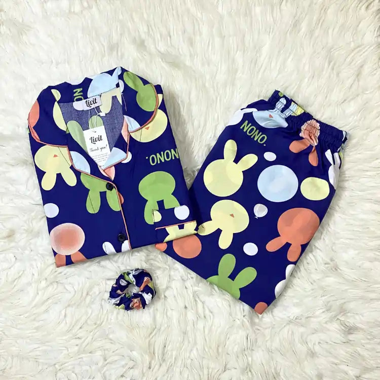 LIVIT™ Pure Comfort PJ Set – Indigo Pop