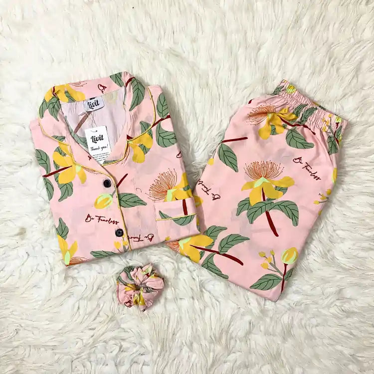LIVIT™ Pure Comfort PJ Set – Blush Garden