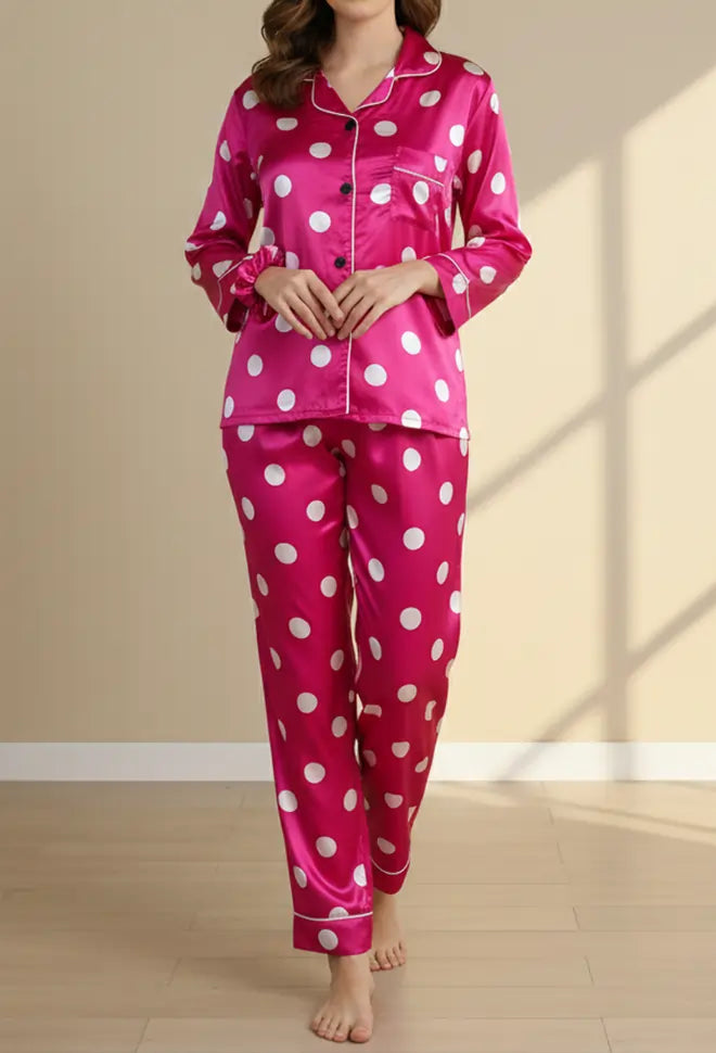 PINK PRINTED PJ SET