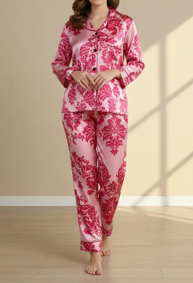 PINK PRINTED PJ SET
