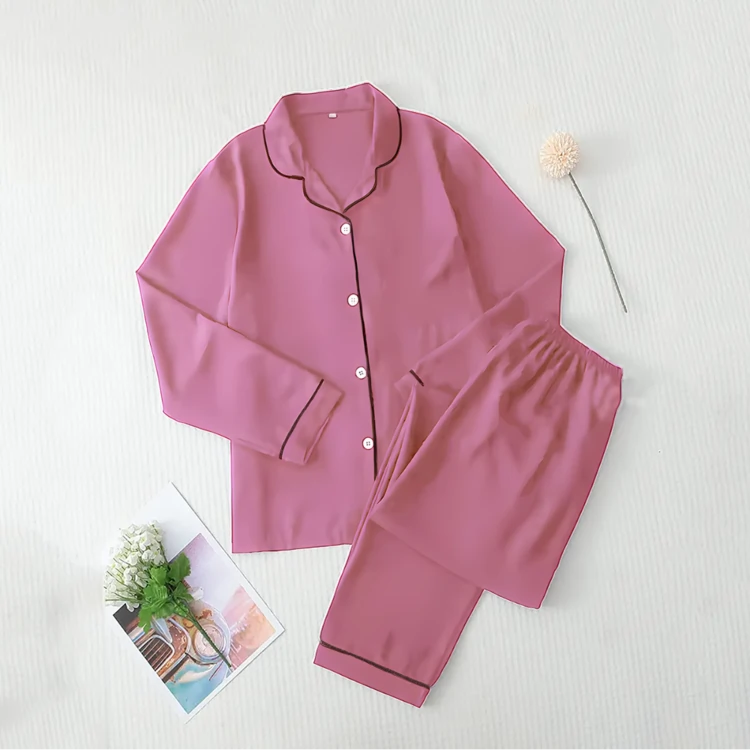 MINOR FAULT PINK SILK PJ SET