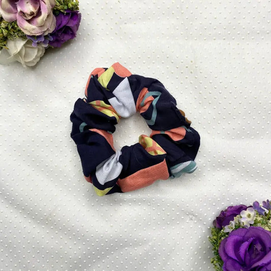 SCRUNCHIES - BLACK PRINTED