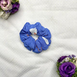 SCRUNCHIES - BLUE PRINTED