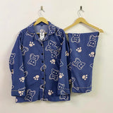 MINOR FAULT BLUE PRINTED PJ SET