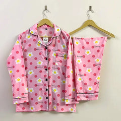 PINK PRINTED PJ SET