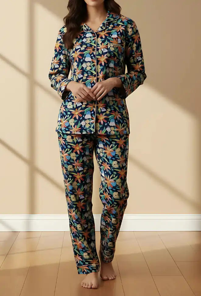 FLOWER PRINTED PJ SET