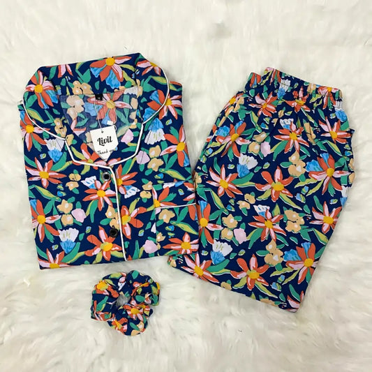 FLOWER PRINTED PJ SET