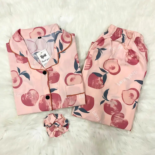 PINK PRINTED PJ SET