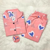 PINK PRINTED PJ SET