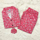 PINK PRINTED PJ SET