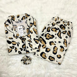 WHITE PRINTED PJ SET