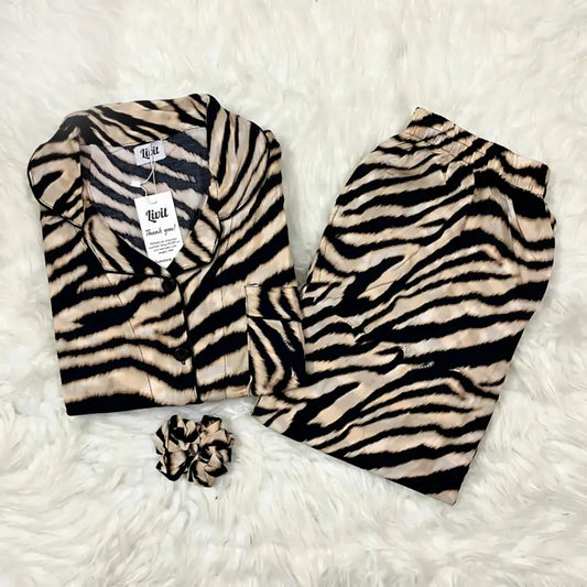 ZEBRA PRINTED PJ SET