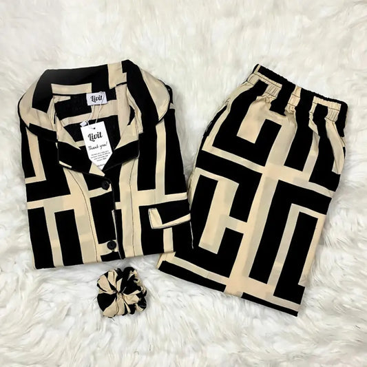MATRIX PRINTED PJ SET
