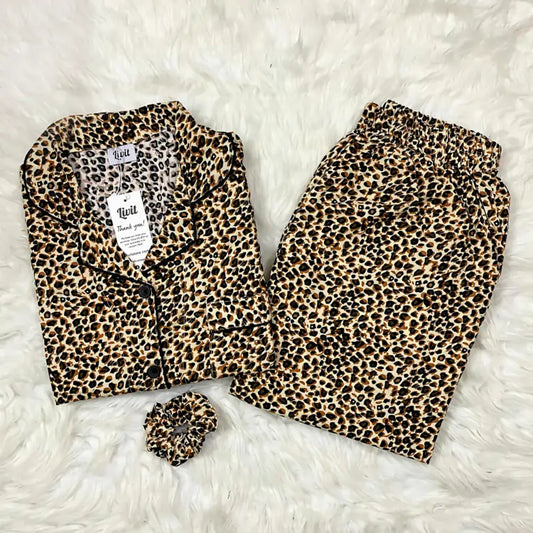 CHEETAH PRINTED PJ SET