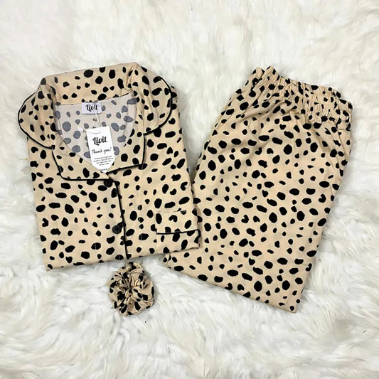 CHEETAH PRINTED PJ SET