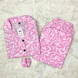 PINK PRINTED PJ SET