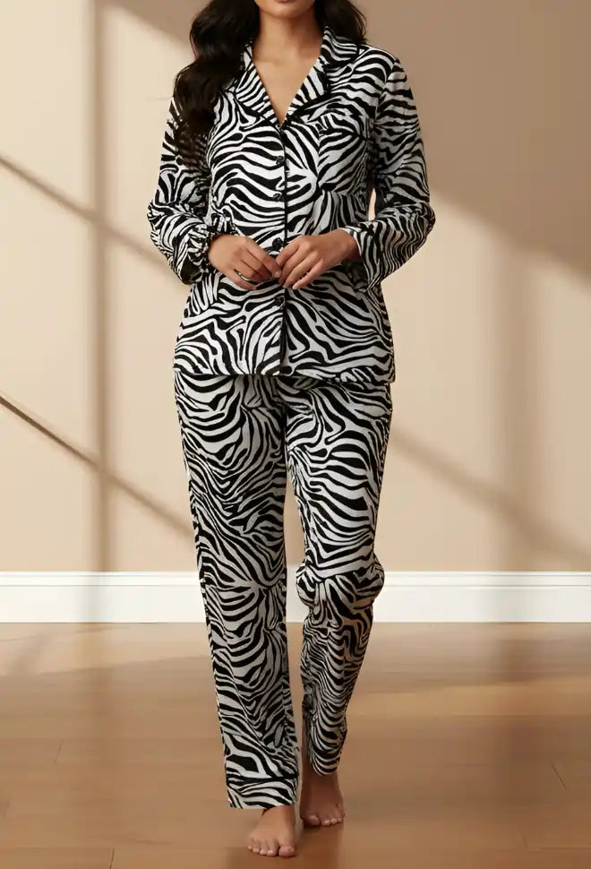 ZEBRA PRINTED PJ SET