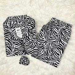 ZEBRA PRINTED PJ SET
