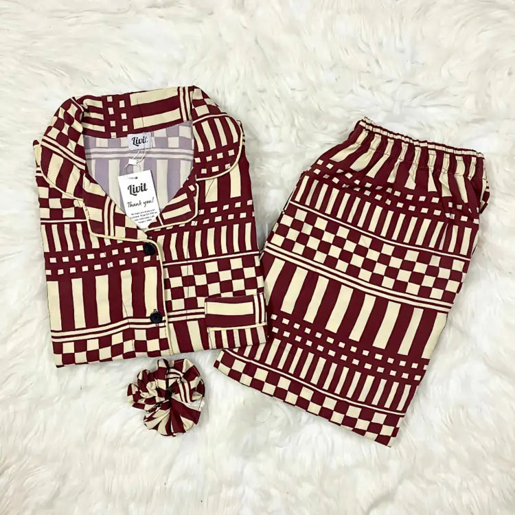 FAWN PRINTED PJ SET