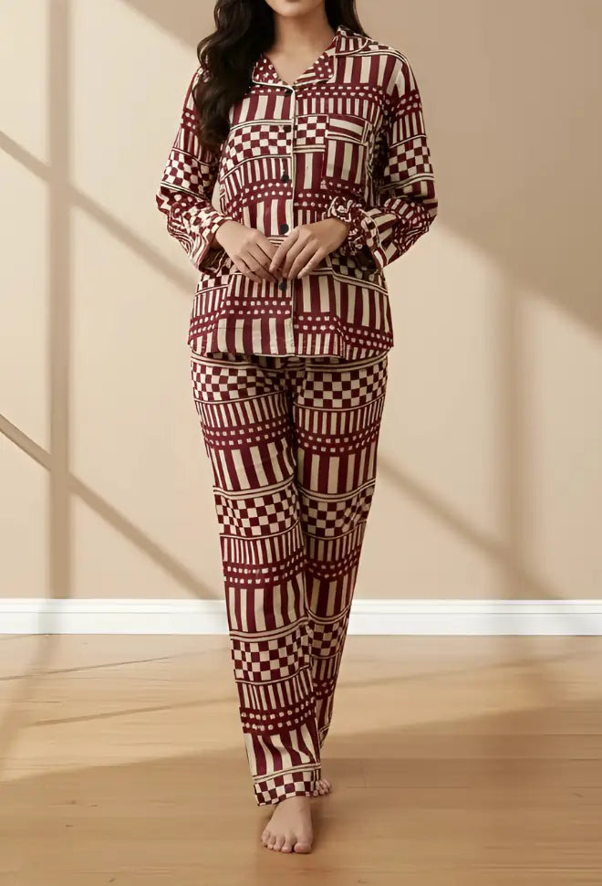 FAWN PRINTED PJ SET