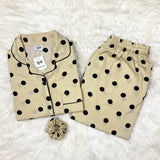 MINOR FAULT FAWN PRINTED PJ SET