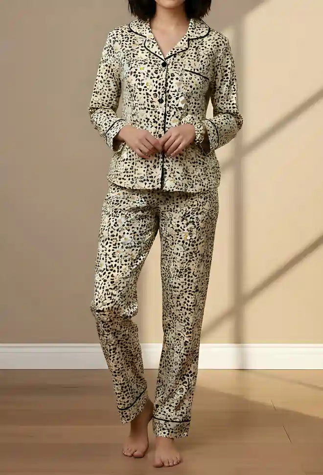 CHEETAH PRINTED PJ SET