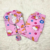 PINK PRINTED PJ SET