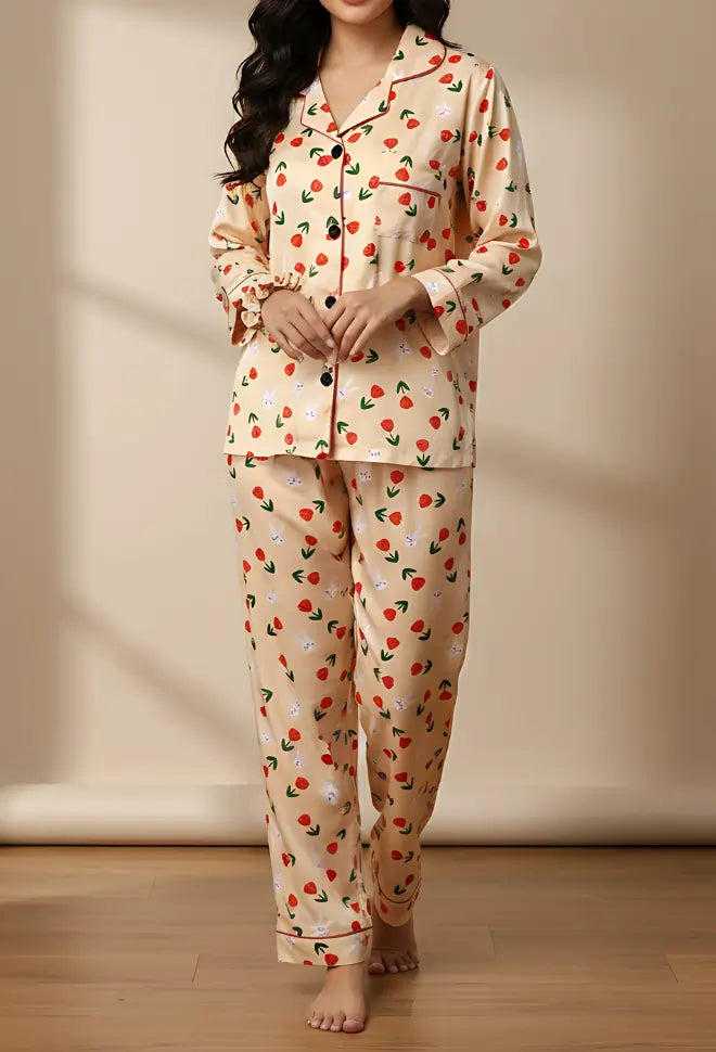 FAWN PRINTED PJ SET