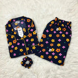 BLUE PRINTED PJ SET