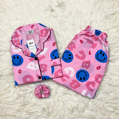 PINK PRINTED PJ SET