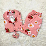 PINK PRINTED PJ SET