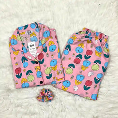 PINK PRINTED PJ SET