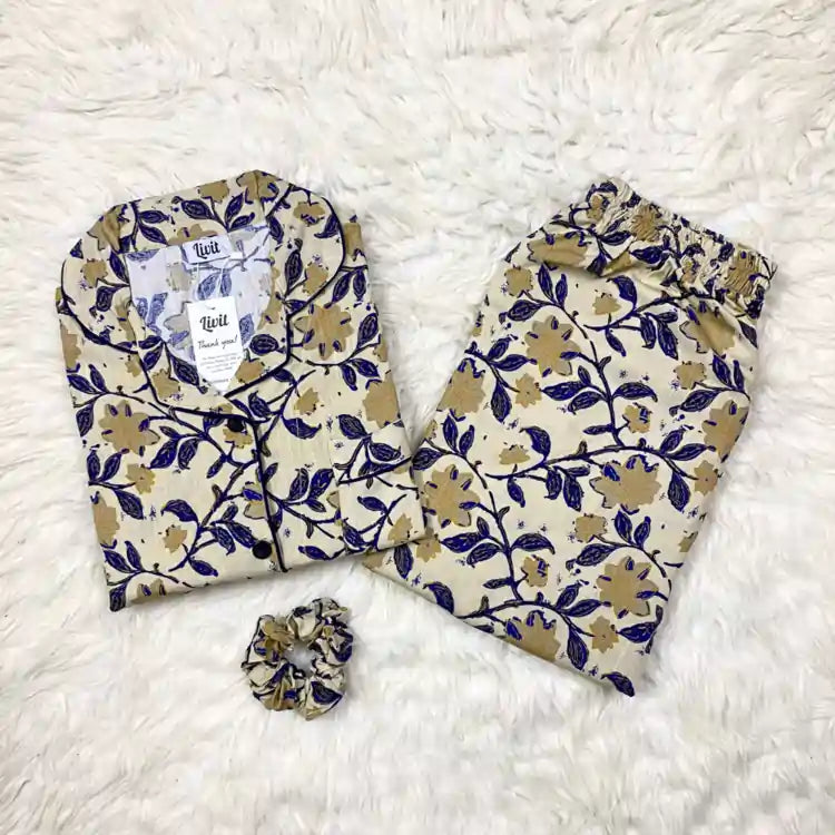 FAWN PRINTED PJ SET