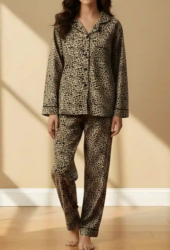 CHEETAH PRINTED PJ SET