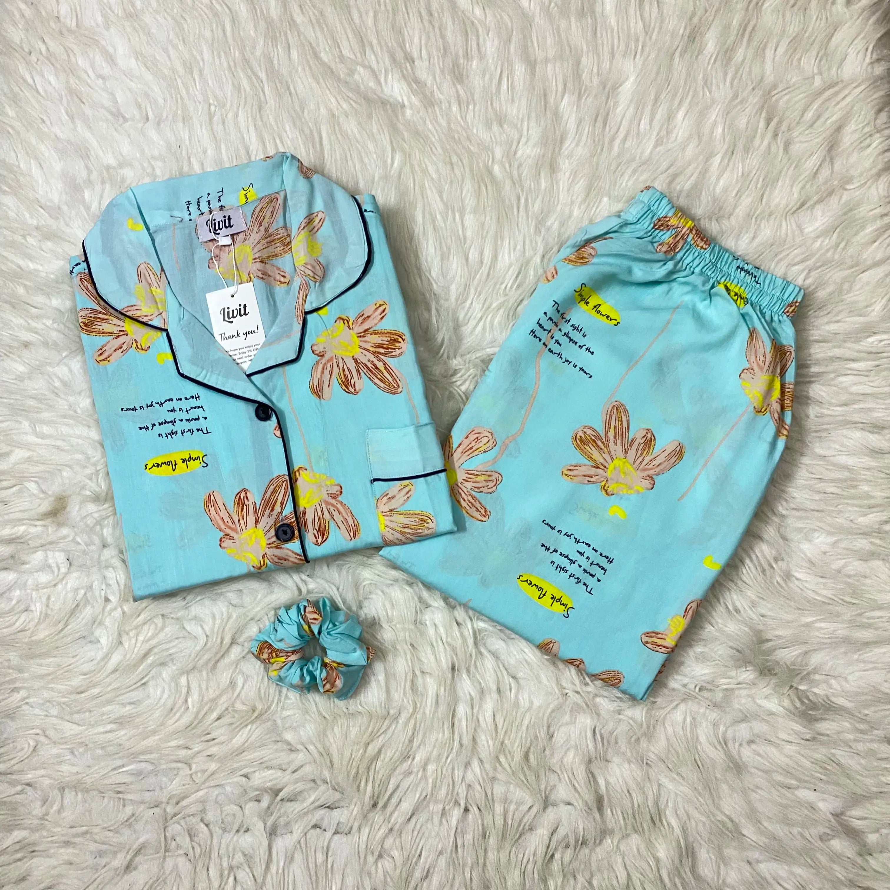 LIVIT™ DreamWear PJ Set – Floral Bliss