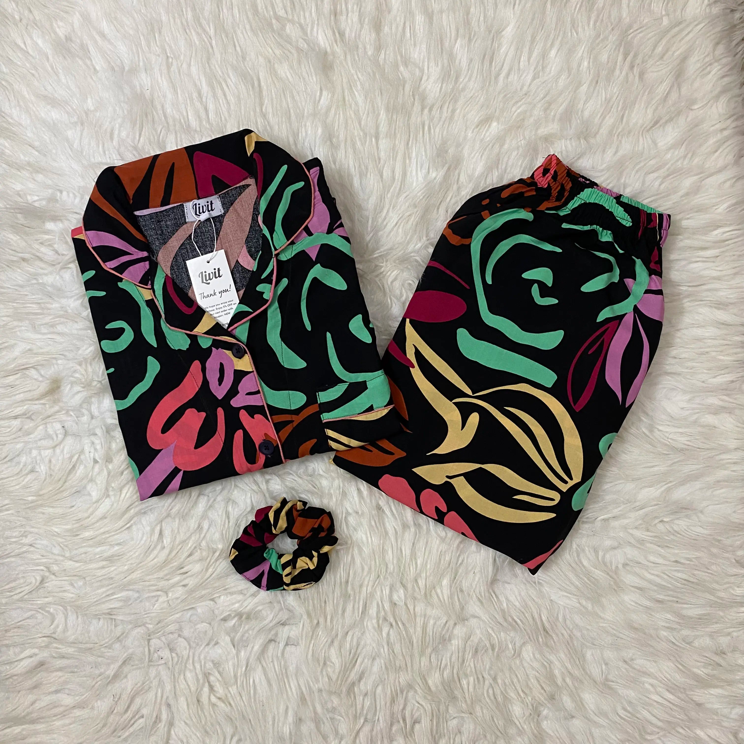 LIVIT™ Signature Collection PJ Set – Onyx Drift