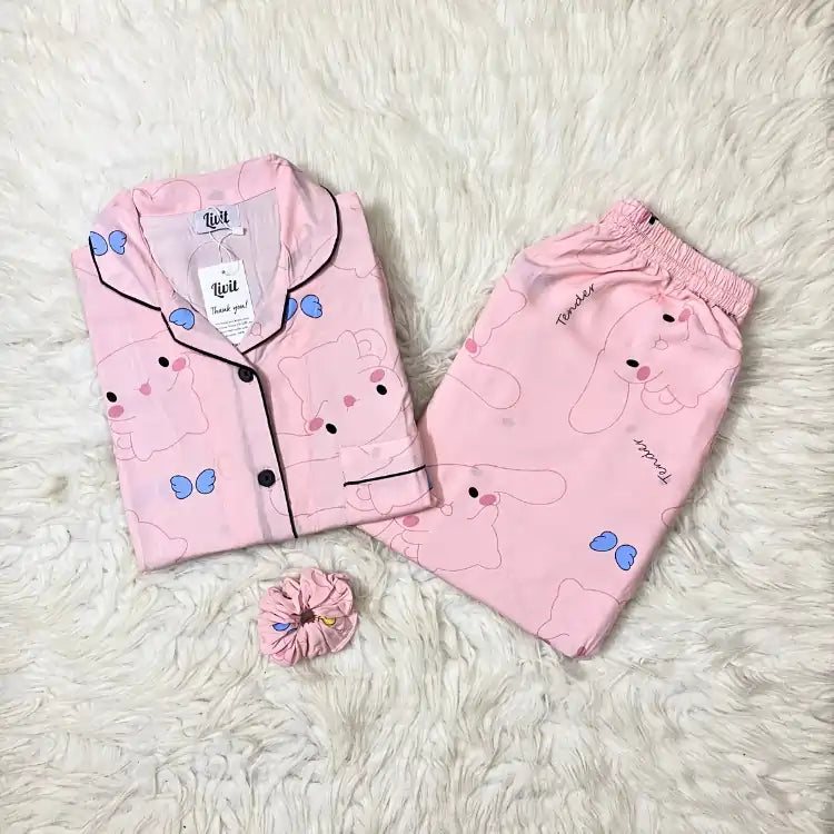 LIVIT™ Pure Comfort PJ Set – Light Blush
