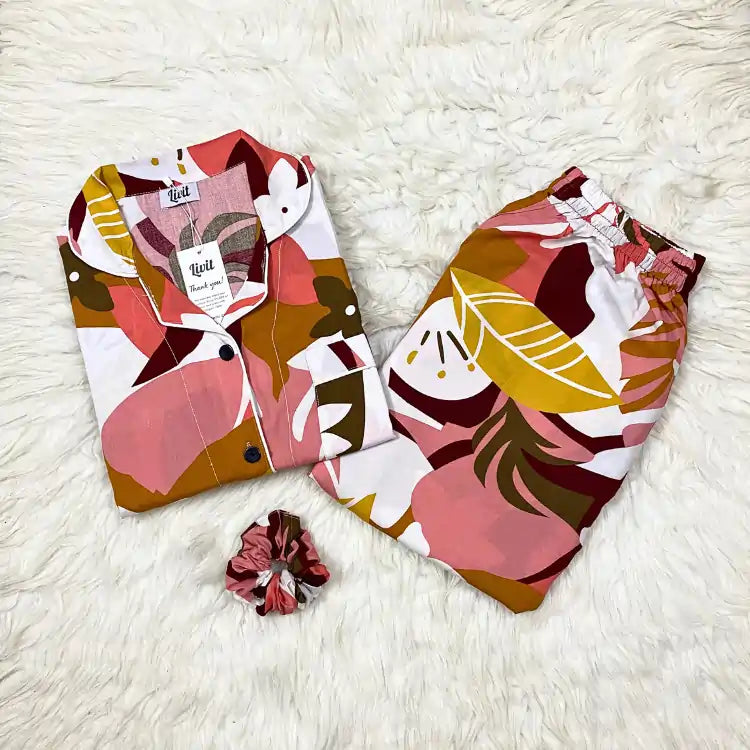 LIVIT™ Pure Comfort PJ Set – Tropical Muse