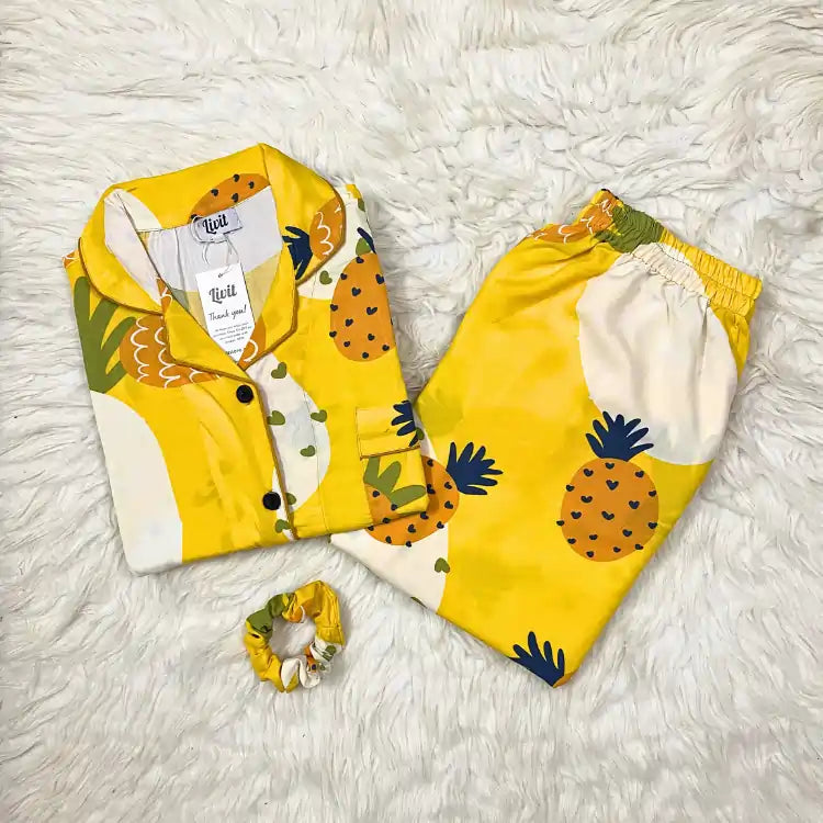 LIVIT™ Pure Comfort PJ Set – Pineapple Punch