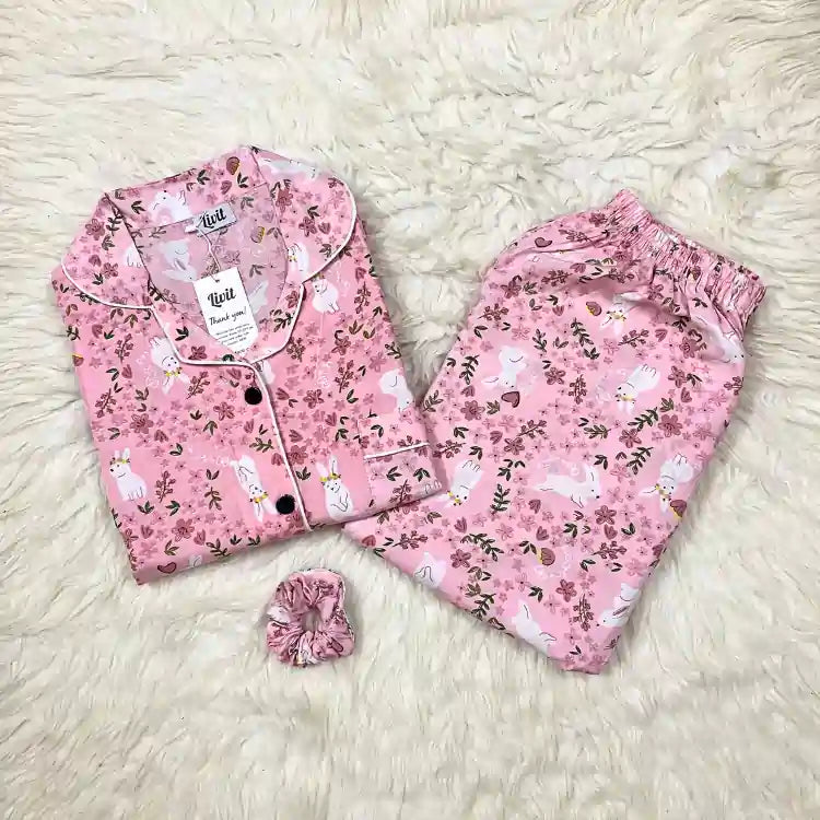 LIVIT™ Pure Comfort PJ Set – Blush Garden